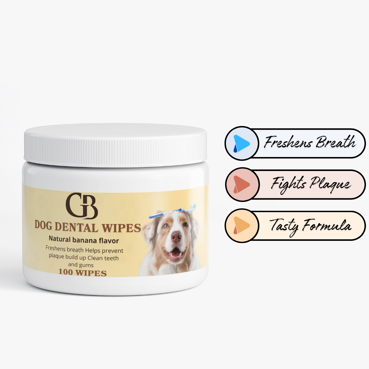 GBPETCARE Dog Dental Wipes